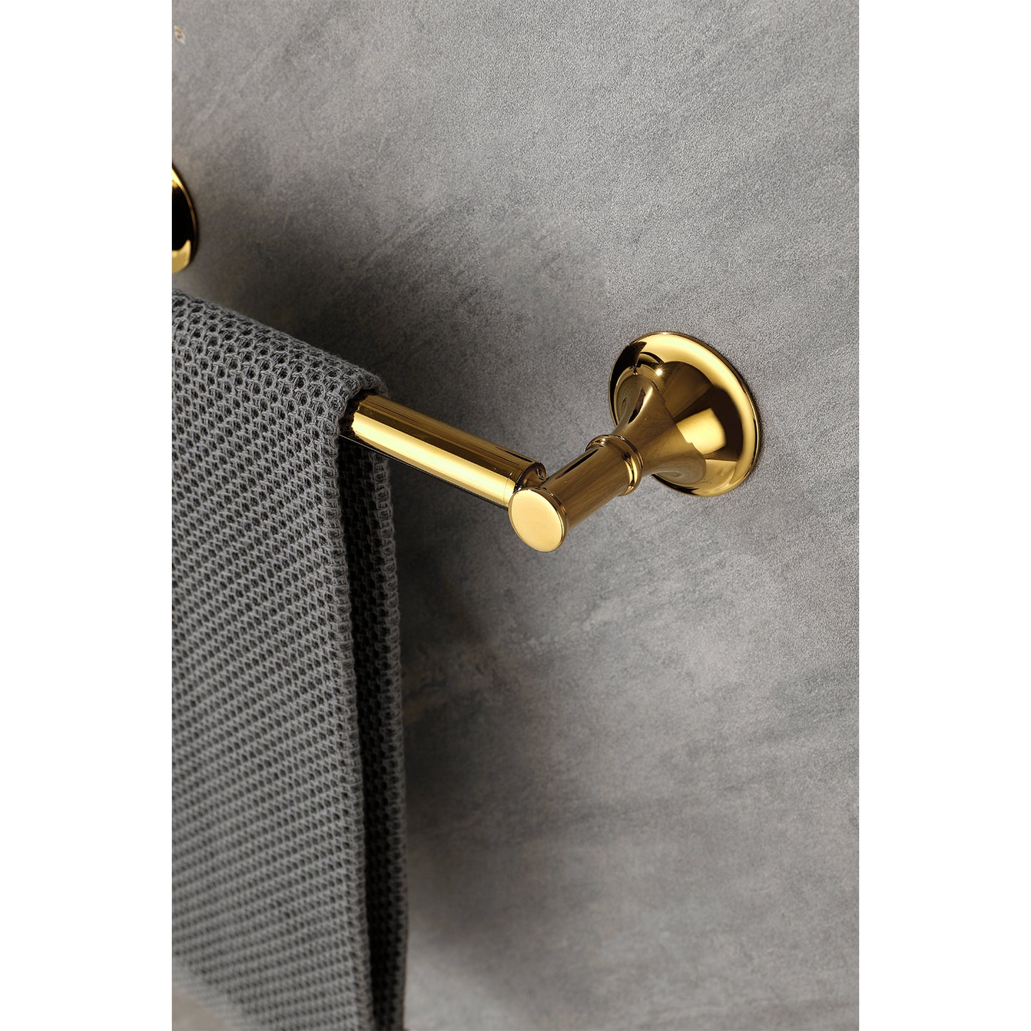 6 Piece Brass Bathroom Towel Rack Set Wall Mount