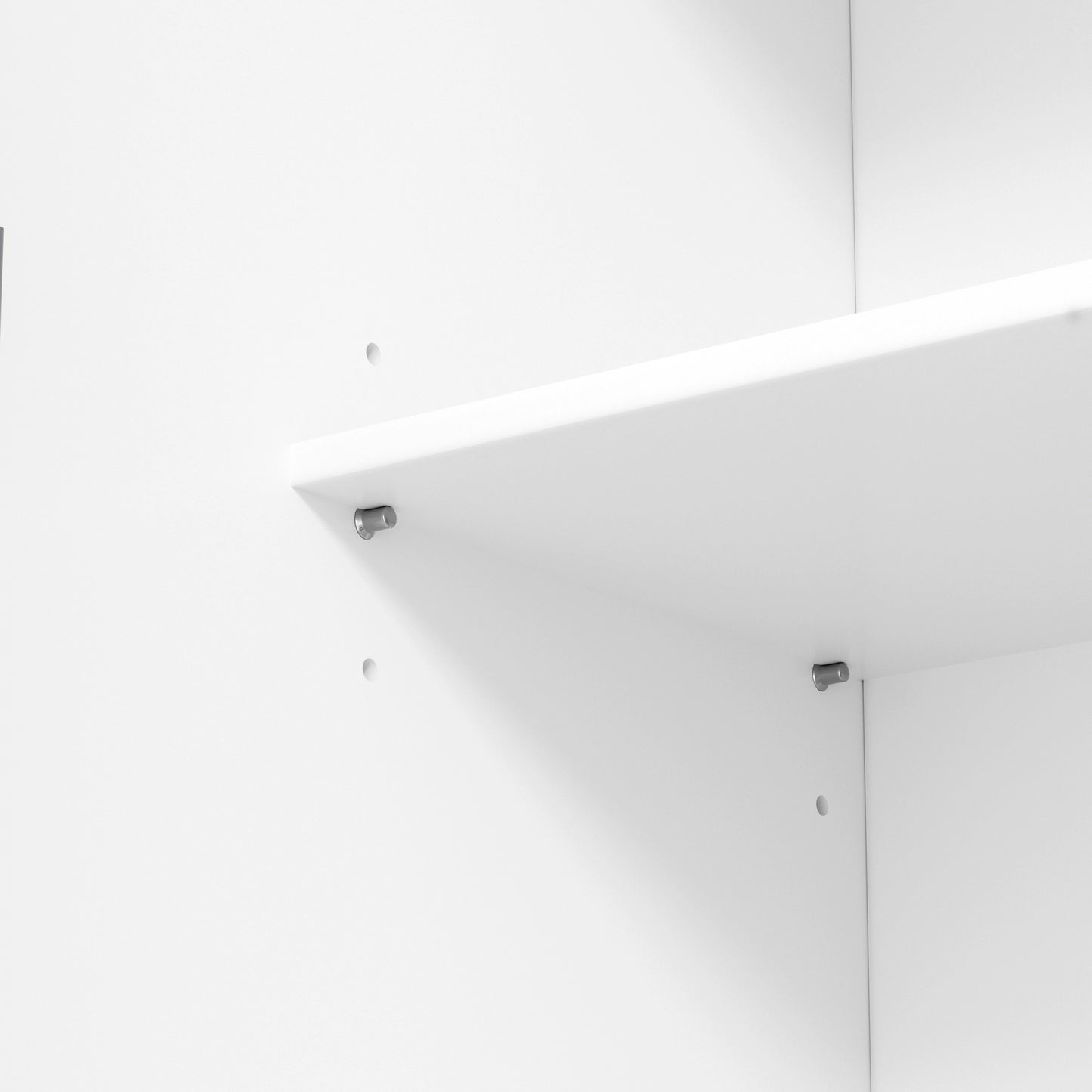 Tall White Farmhouse Kitchen Pantry - 77" Freestanding Storage Cabinet with Adjustable Shelves, Door Shelves, and Drawers