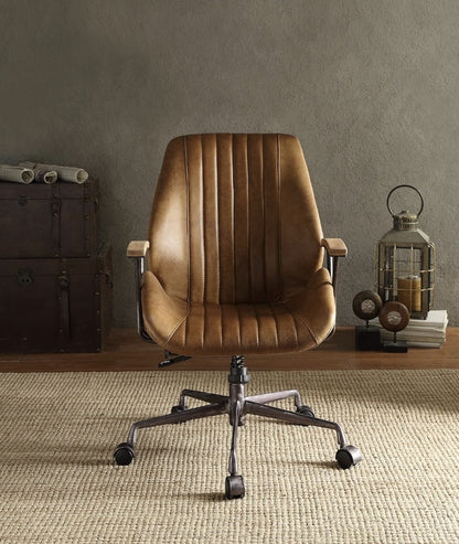 Executive Ergonomic Coffee Leather Office Chair