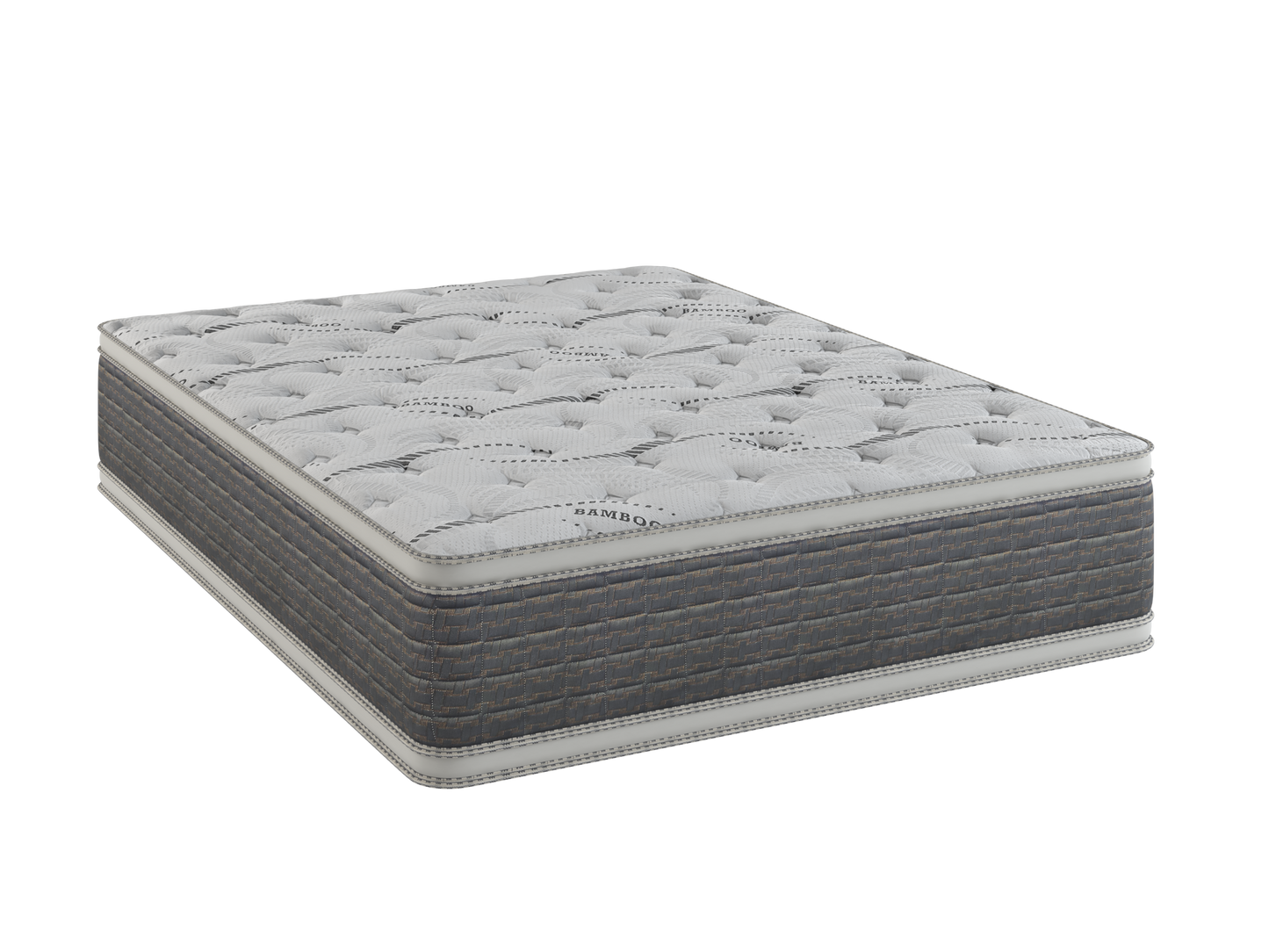 14.5" Eco-Friendly Dual-Sided Pillow Top Full Mattress with Bamboo Fabric