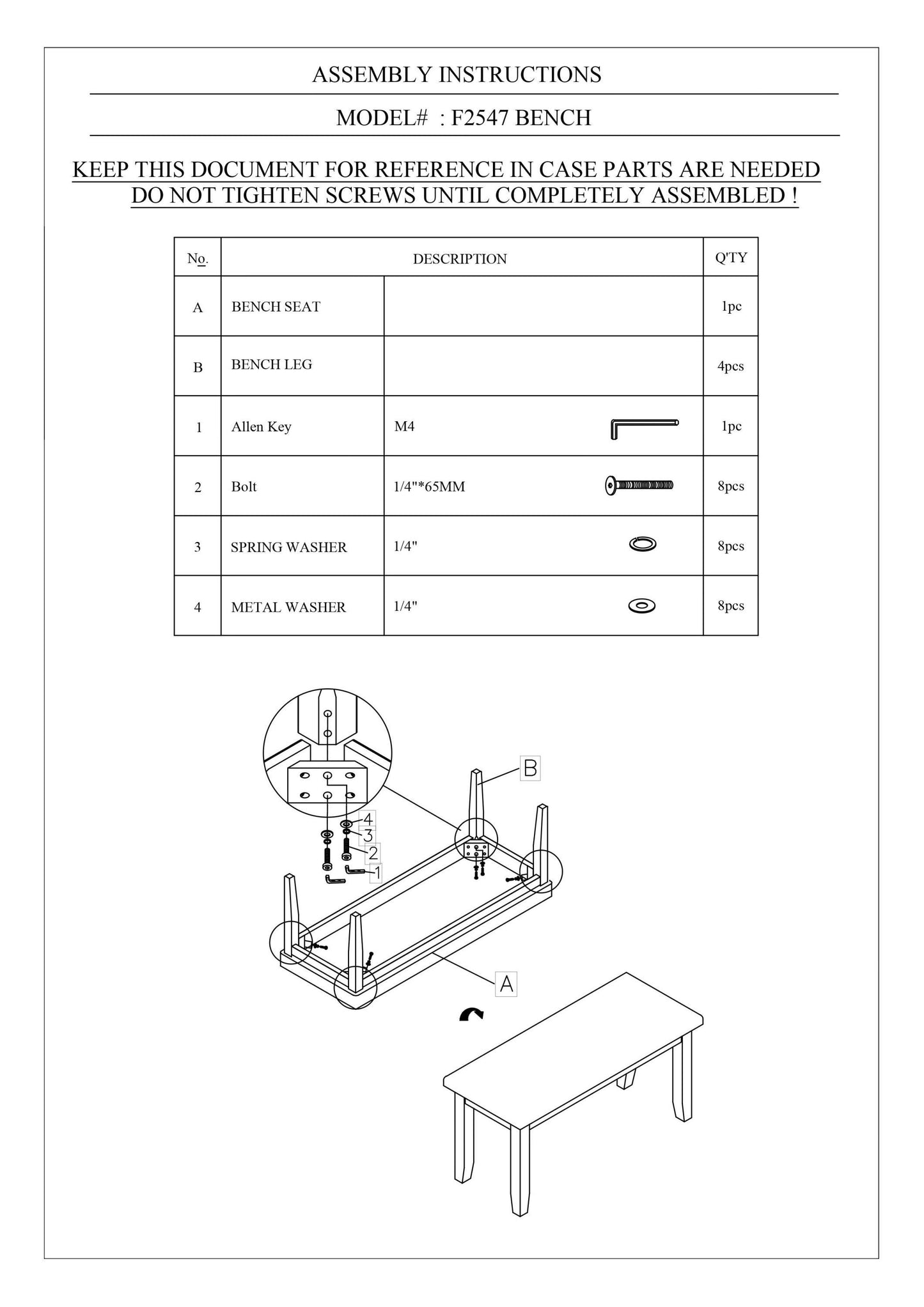 60 Inch Rectangular Dining Set Chairs And Bench Espresso