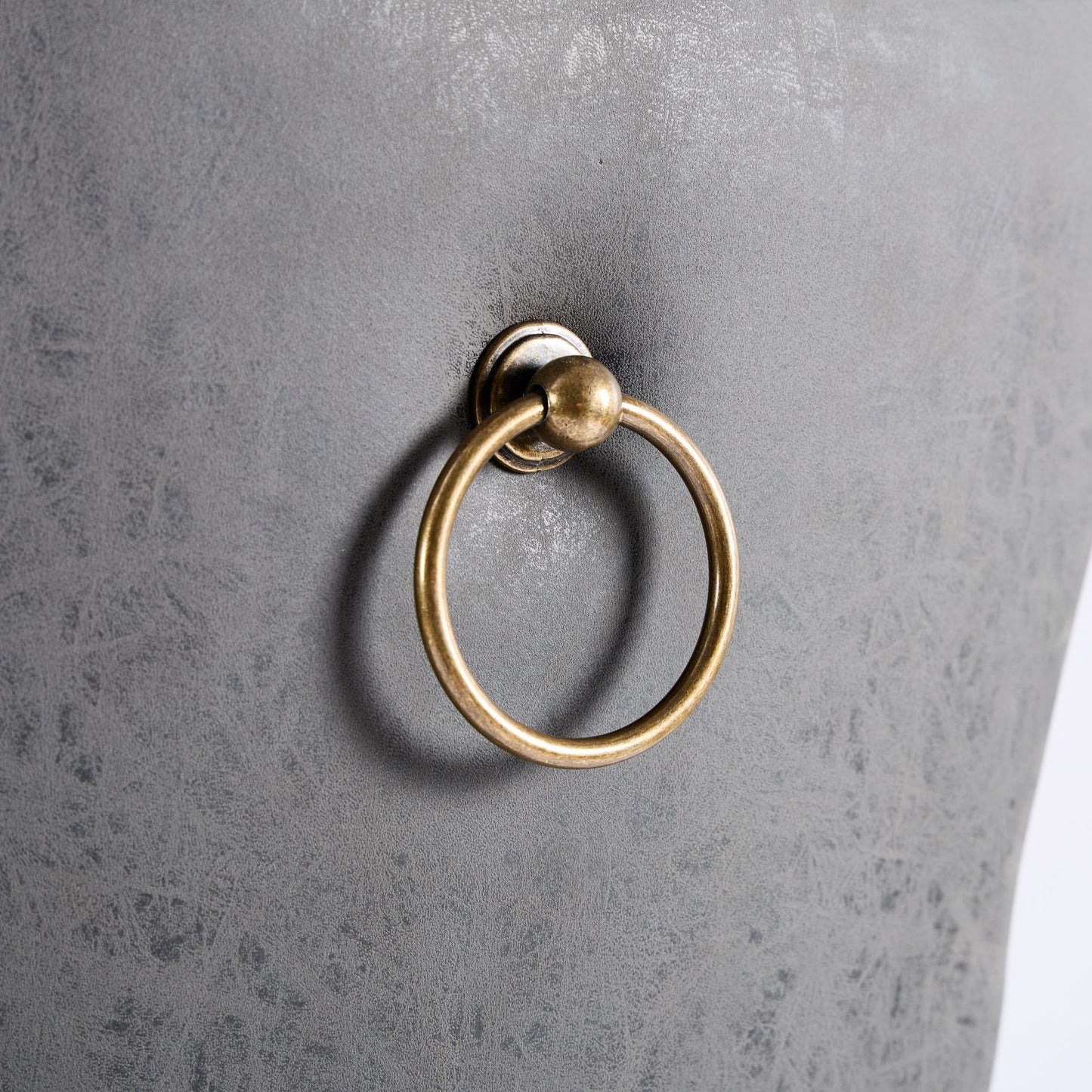 Tufted Back Swivel Bar Stools, PU Upholstery, Set of 2, Counter Height, for Home Bar, Aged Finish