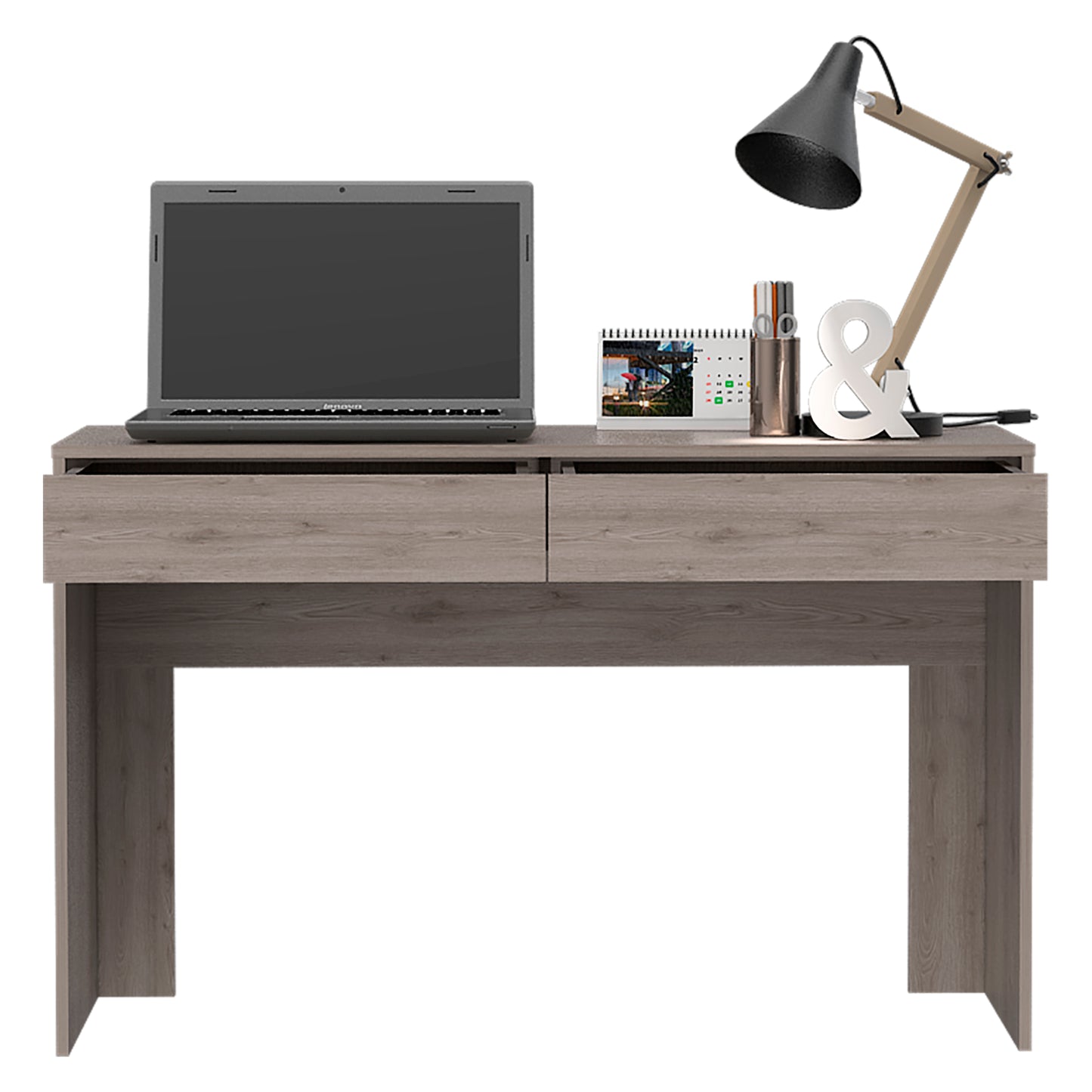 Acre Modern Computer Desk with Two Storage Drawers