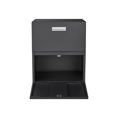 Office furniture Copier Cabinet black 2 door steel copier stand mobile pedestal file Printer Stand