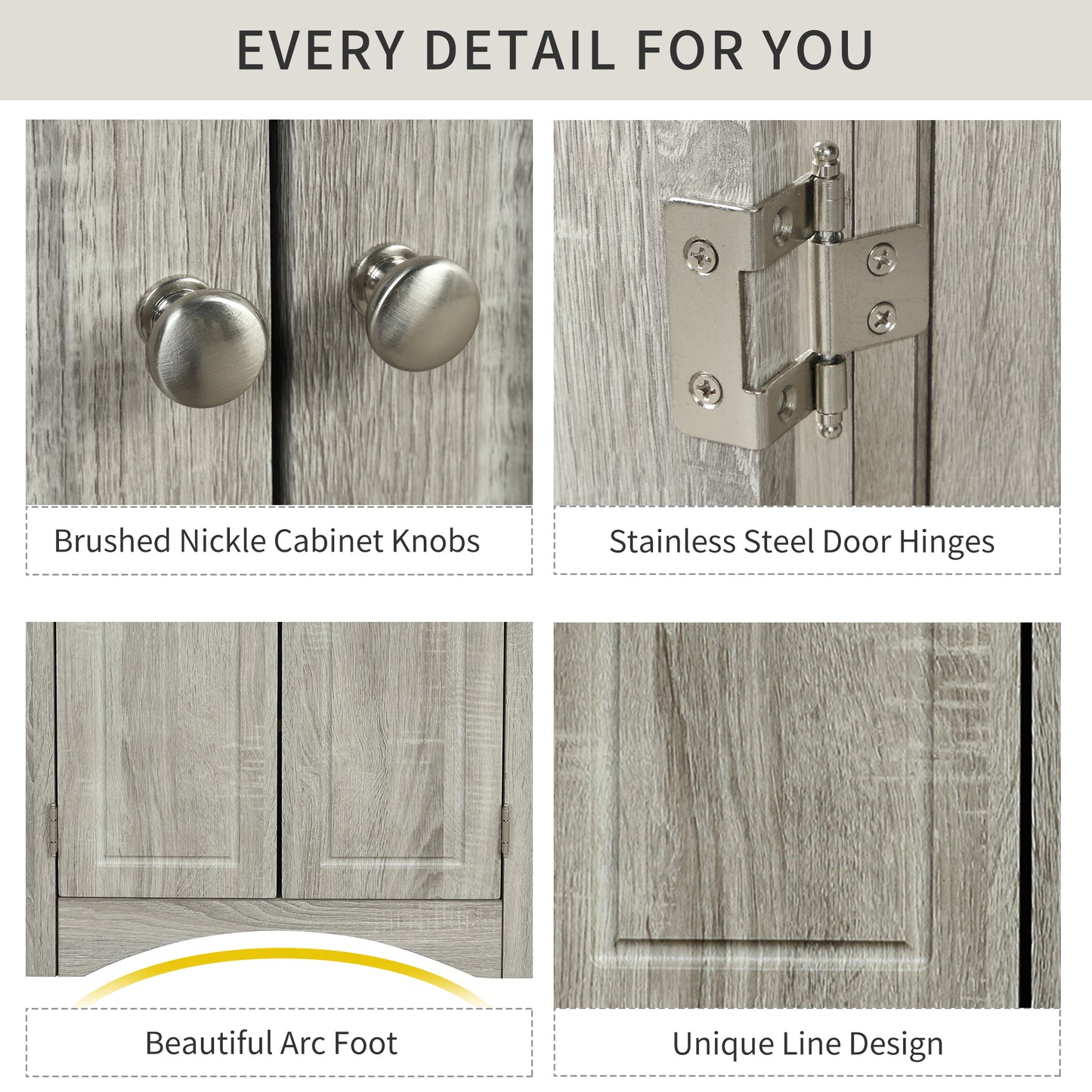 Stylish Oak Triangle Corner Storage Cabinet with Adjustable Shelves for Home and Kitchen Use