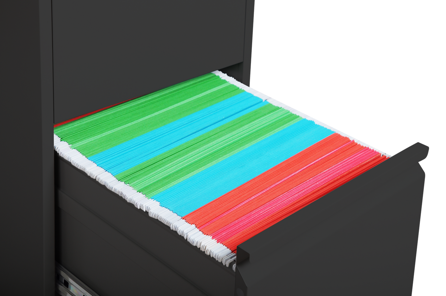 2 Drawer Metal Vertical File Cabinet with Lock Office Home Steel Vertical File Cabinet for A4 Legal/Letter Size