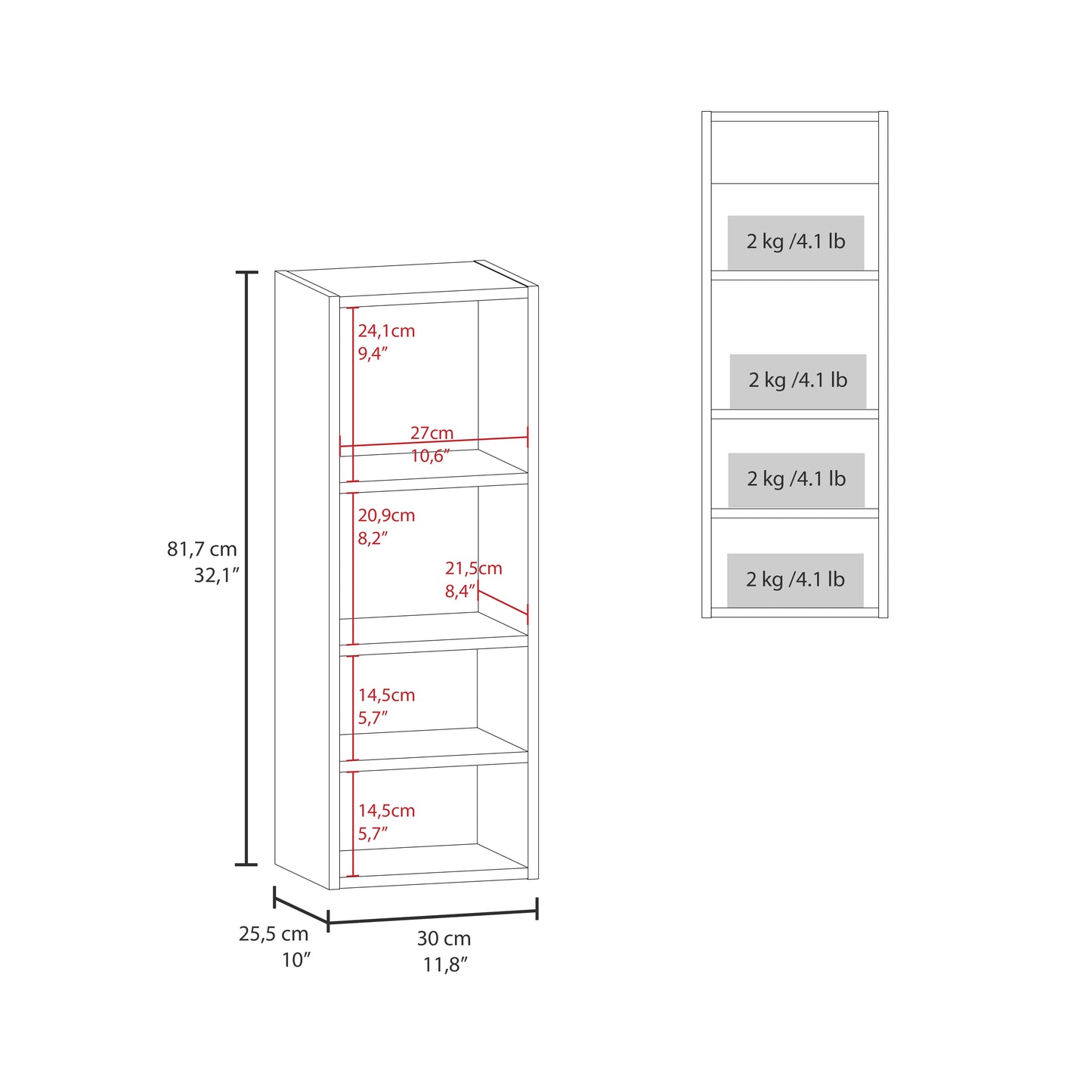 Milwaukee Medicine Cabinet, Two Shelves, Single Door Cabinet, Two Interior Shelves
