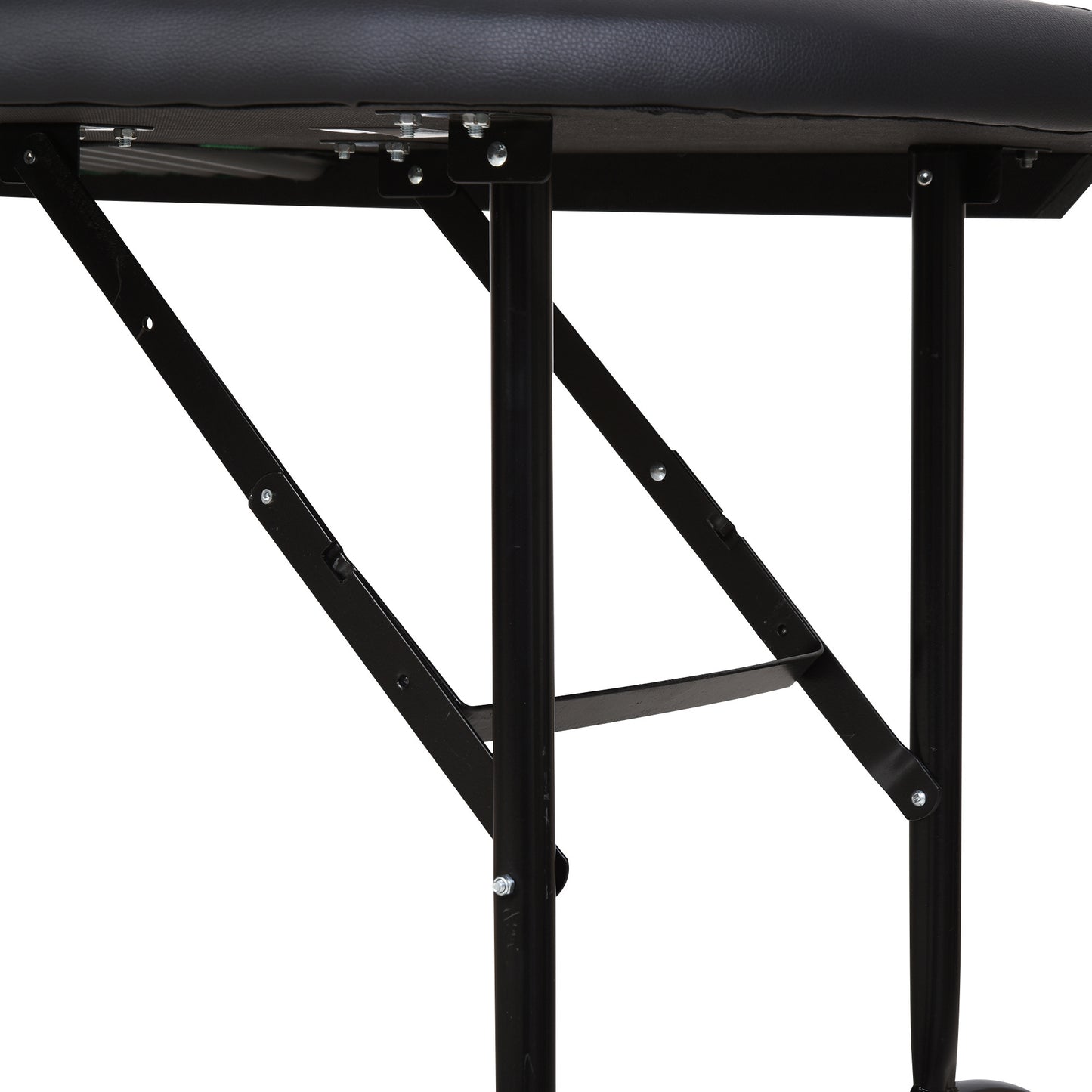 72-Inch Poker Table for 7 Players with Chip Tray and 7 Cup Holders, Blackjack Layout, MDF/Steel Green