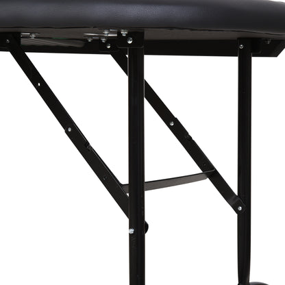 72-Inch Poker Table for 7 Players with Chip Tray and 7 Cup Holders, Blackjack Layout, MDF/Steel Green