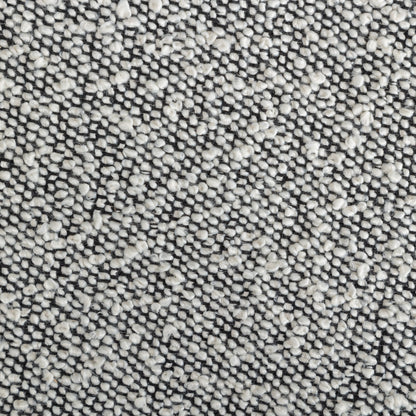 Round Dining 3 Piece Set Table Boucle Chairs White Multi