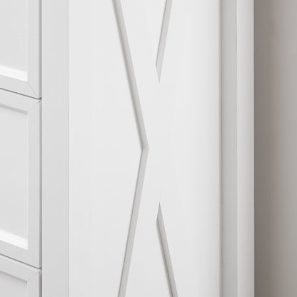 Elegant 6-Drawer Tall Chest of Drawers for Stylish Storage and Organization