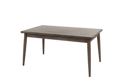 Solid Wood Rectangle Dining Table Dining Room Walnut Finish