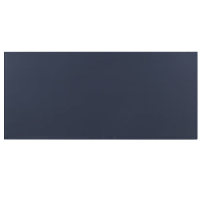 Modern Charcoal Console Table with X-Shape Base and Storage Drawer