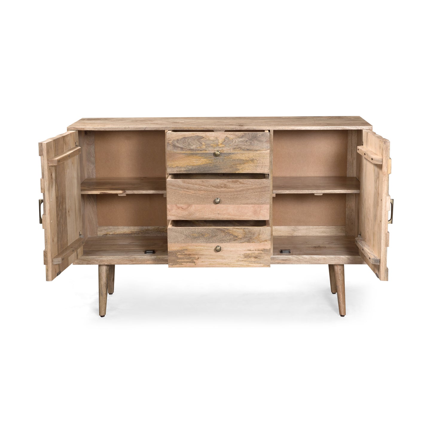 3 DRAWER SIDEBOARD WITH 2 DOOR (KD LEGS)