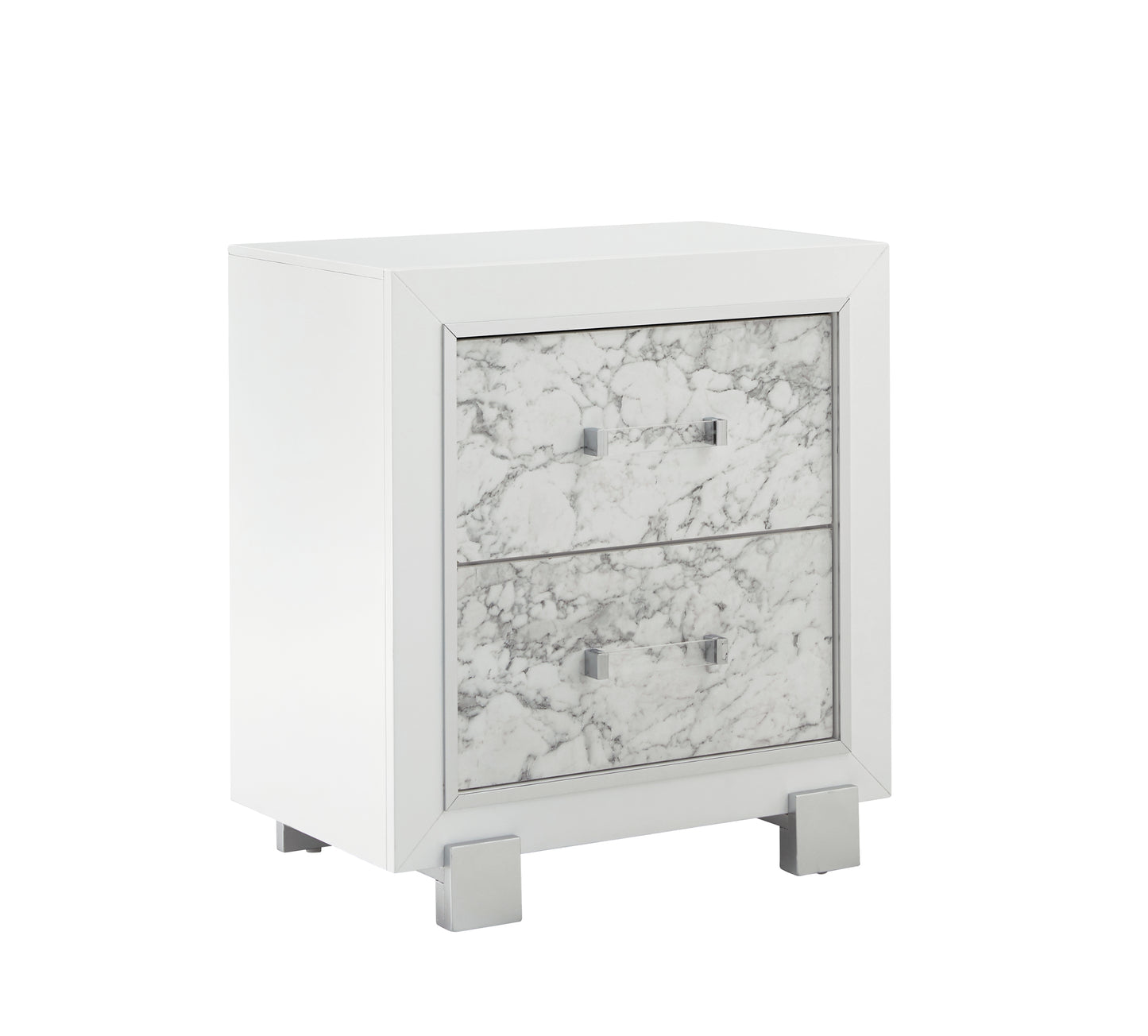 MARBLE WHITE NIGHTSTAND