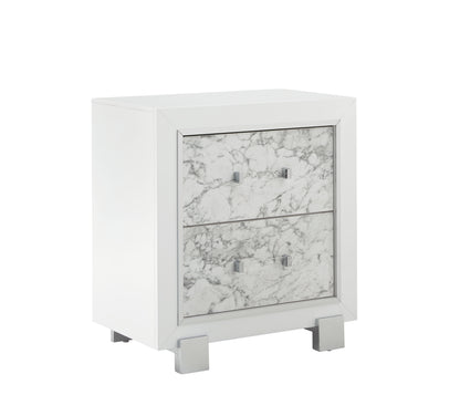 MARBLE WHITE NIGHTSTAND