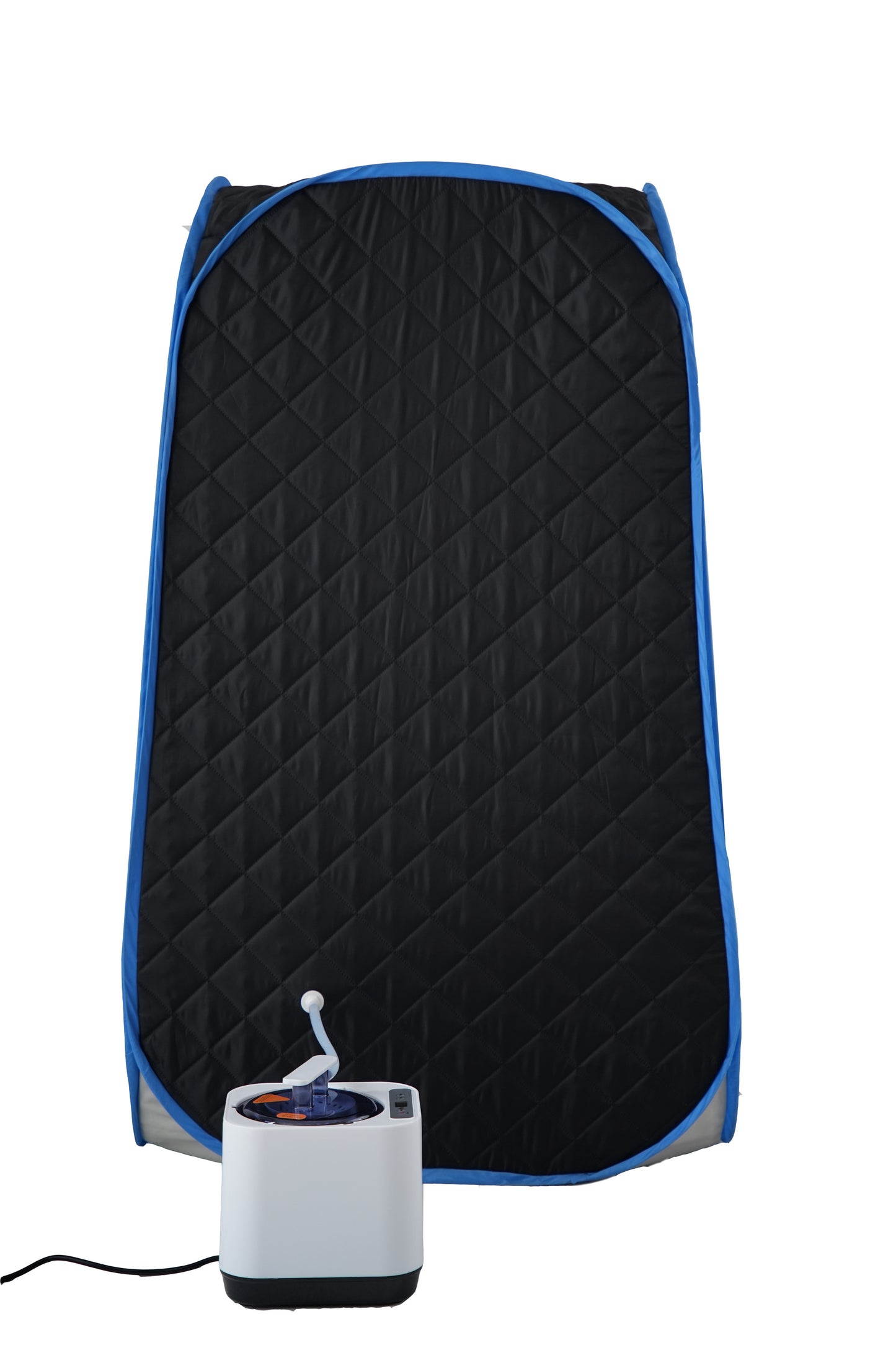 Portable Folding Steam Sauna Tent 1000W Generator, 2.2L Tank, 9-Heat Levels, 1-Min Setup, Home Spa, Black