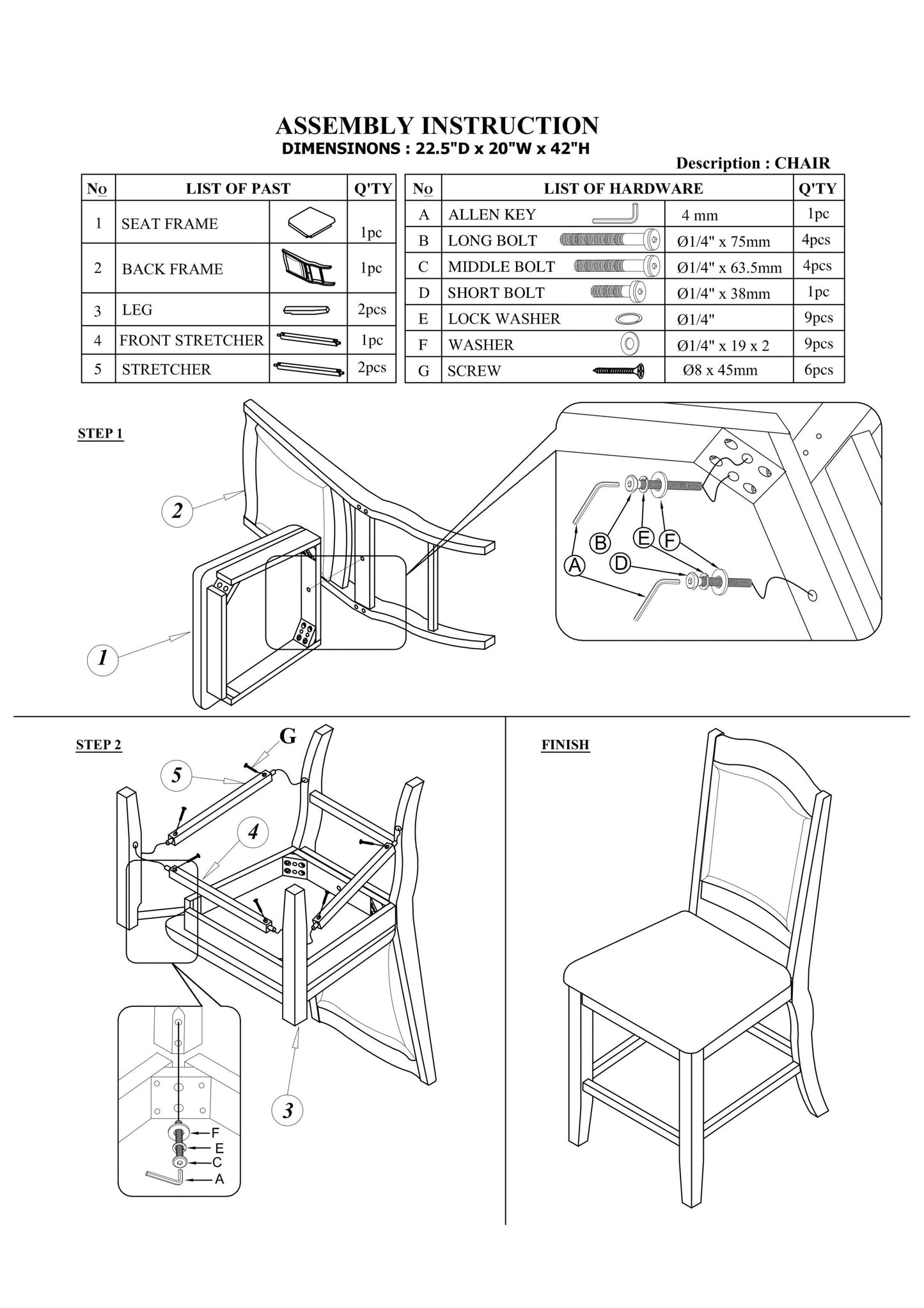 Formal Look Counter Height Dining Table w Shelve And 4x Side Chairs Solidwood Espresso Finish 5pc Set Dining Room Furniture
