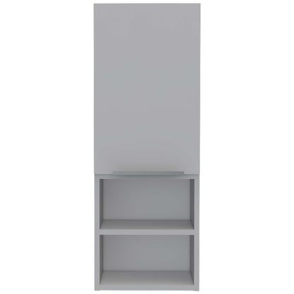 Elegant White 2-Piece Bathroom Vanity and Medicine Cabinet Set