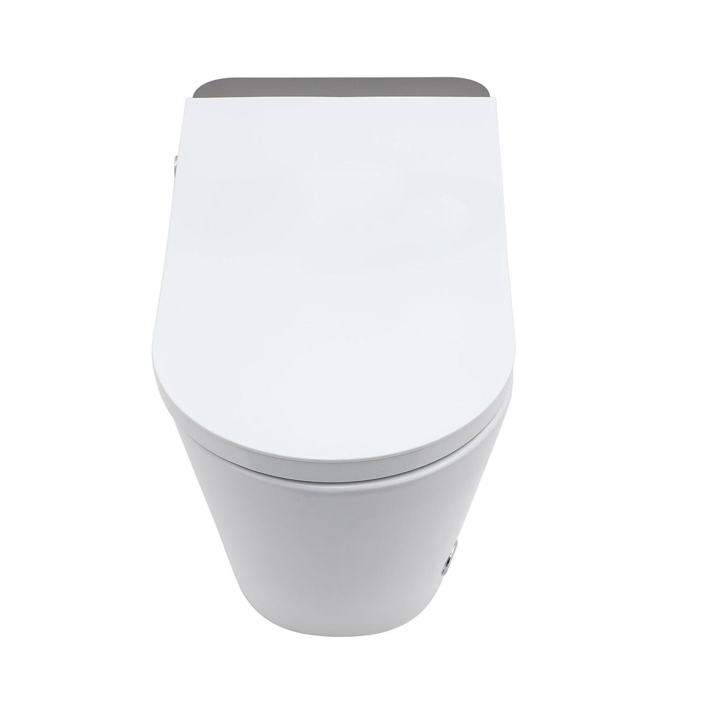 High-Tech Smart Bidet Toilet with Auto Open/Close, Heated Seat, Foot Sensor Flush, LED Control, and Night Light Features