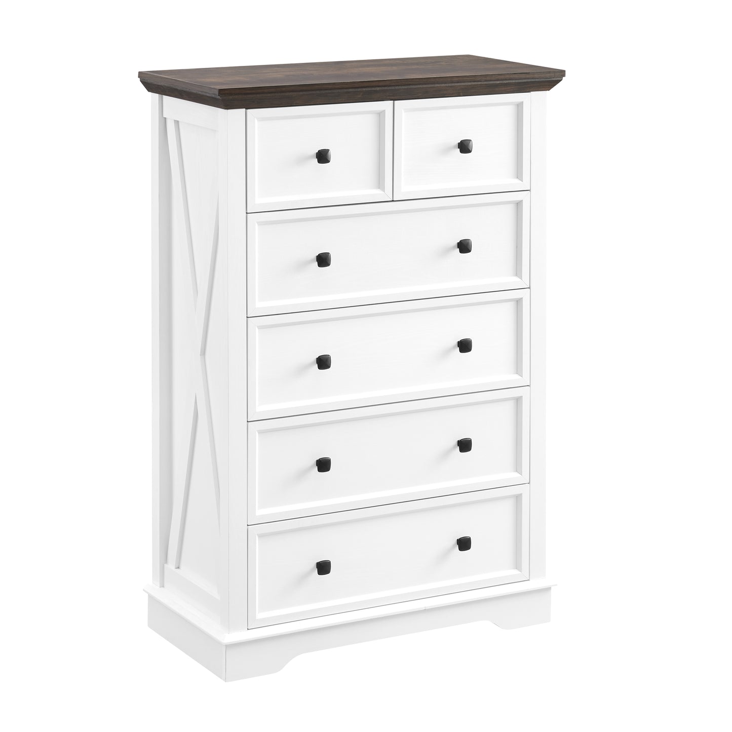 Elegant 6-Drawer Tall Chest of Drawers for Stylish Storage and Organization
