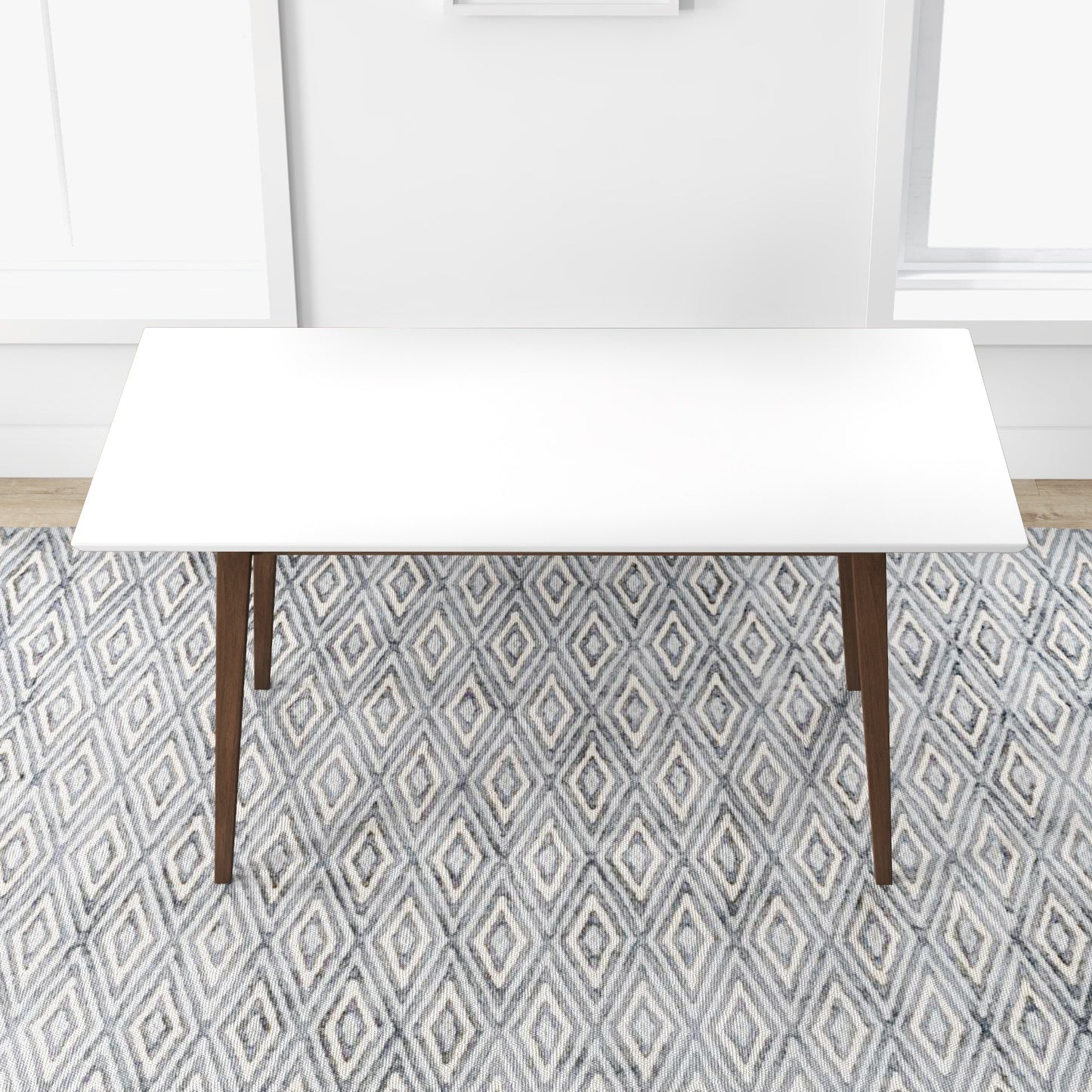 Mary Modern Style Solid Wood Rectangular Dining Kitchen Table