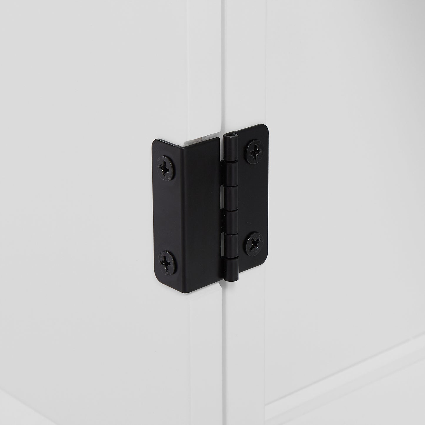 Stylish Freestanding Bathroom Storage Cabinet with 4 Adjustable Shelves, White MDF Unit