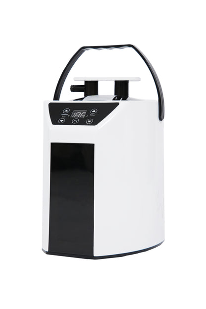 3.0L Tank Sauna Steam Generator, 360° Nozzles, 4 Gear Settings, Remote 90-Min Run Time White+Black