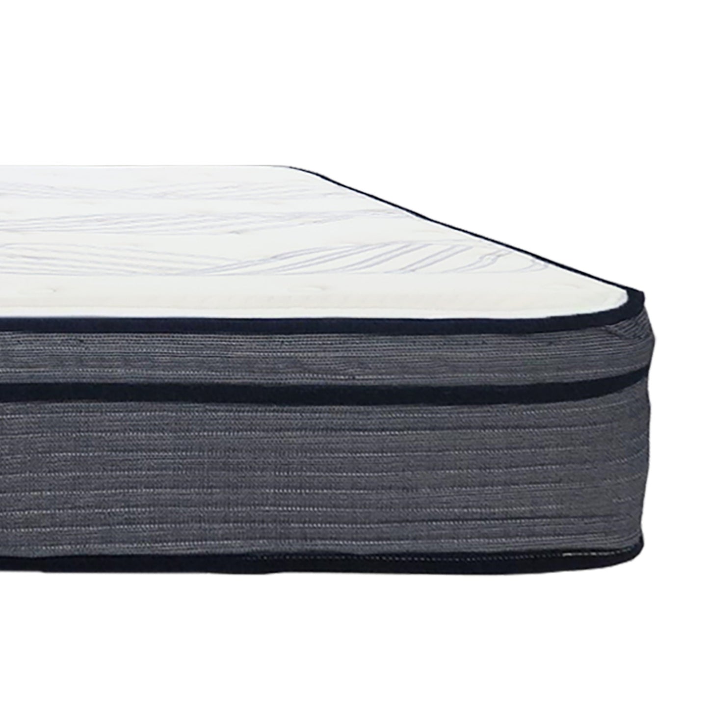 14" Premium Hybrid Plush Foam Mattress - Full Size, Breathable Polyester Knit Cover, Multi-Layer Support System