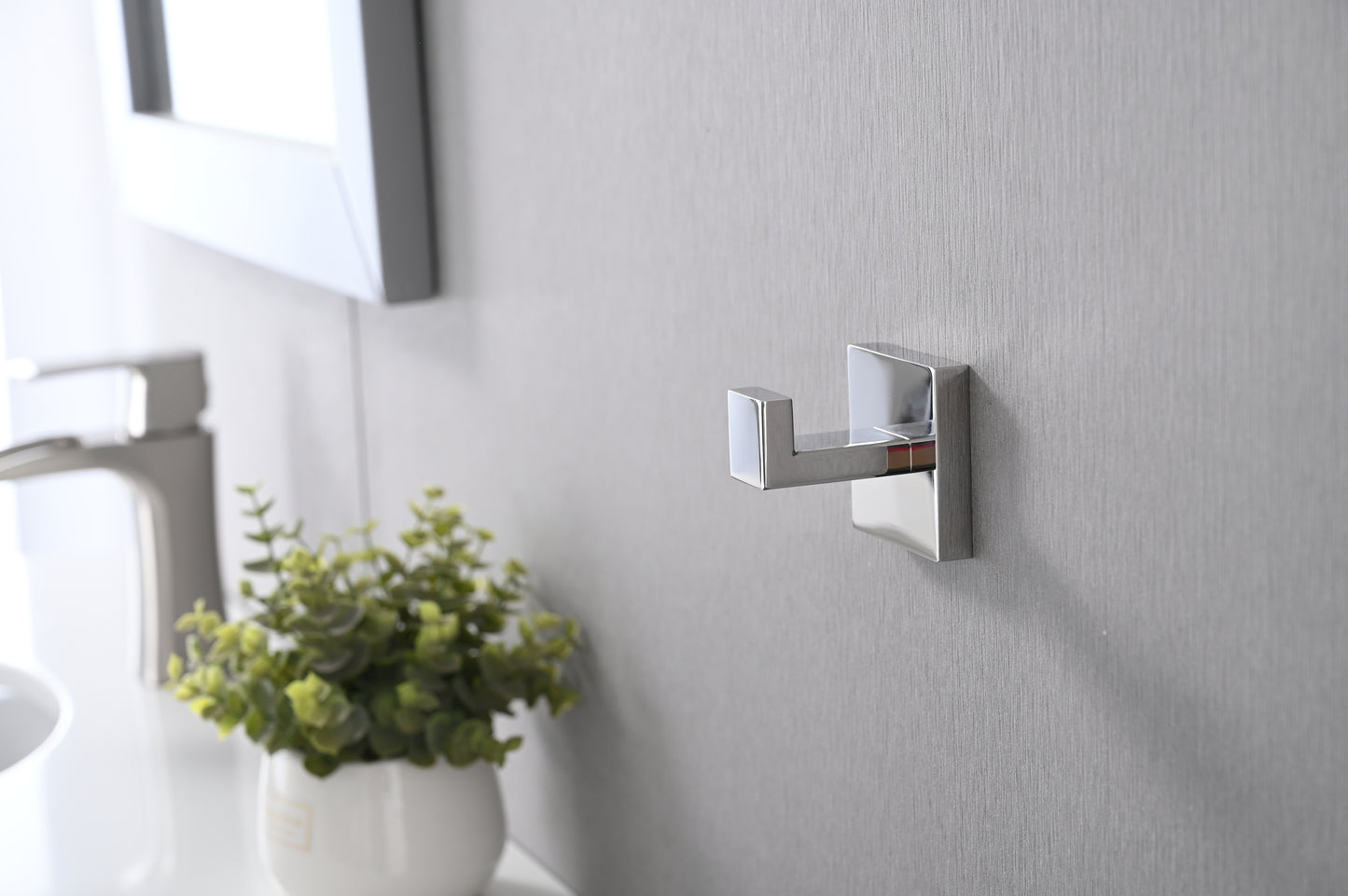 2 Pack Wall-Mounted Stainless Steel Bathroom Towel Hooks/Coat Hooks for Bathroom, Bedroom, Kitchen