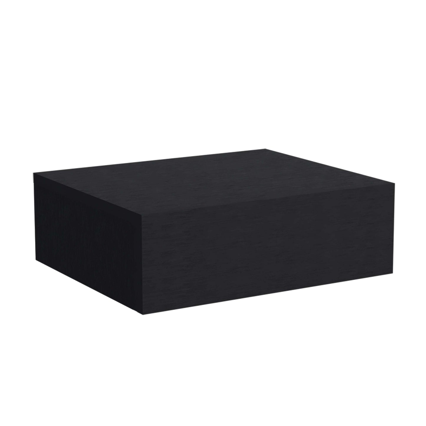 Milano Floating Nightstand , End Table, Side Table Wall-Mounted with Drawer -Black -Bedroom