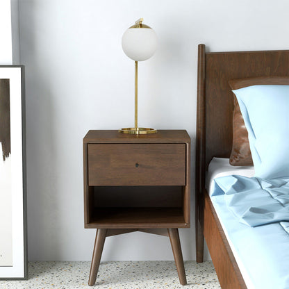 Velvet Globe Table Lamp with Inline Dimmer, Opal Glass, Brass Base, 20in Height, 8.75in Length - White