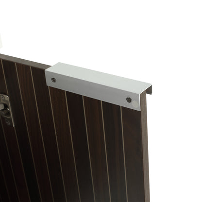 60-Inch Modern Bathroom Vanity with Soft Close Doors and Dual Sink - Eco-Friendly Design with Ample Storage Shelves