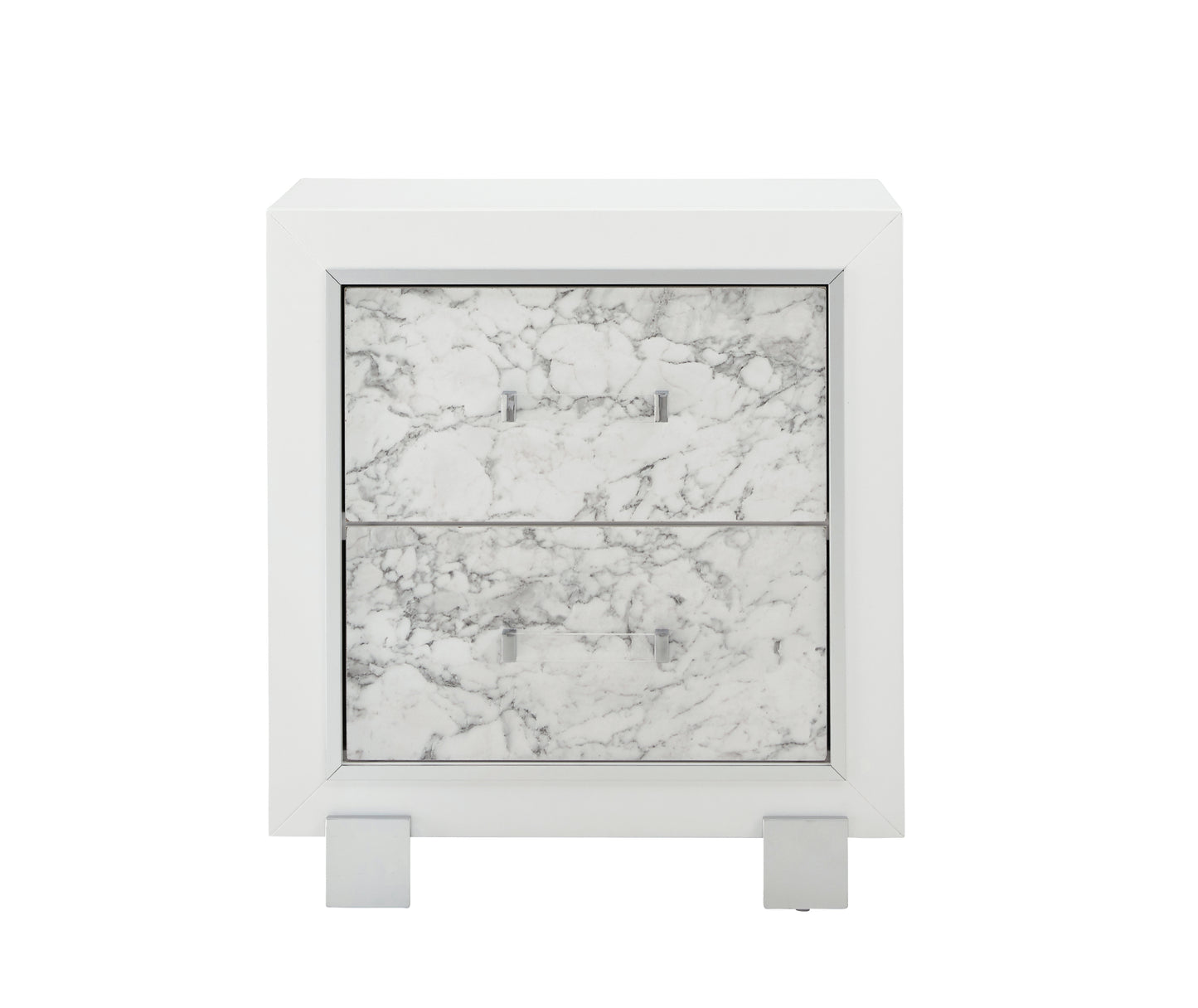 MARBLE WHITE NIGHTSTAND