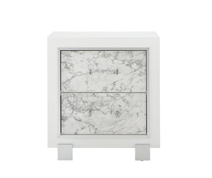 MARBLE WHITE NIGHTSTAND