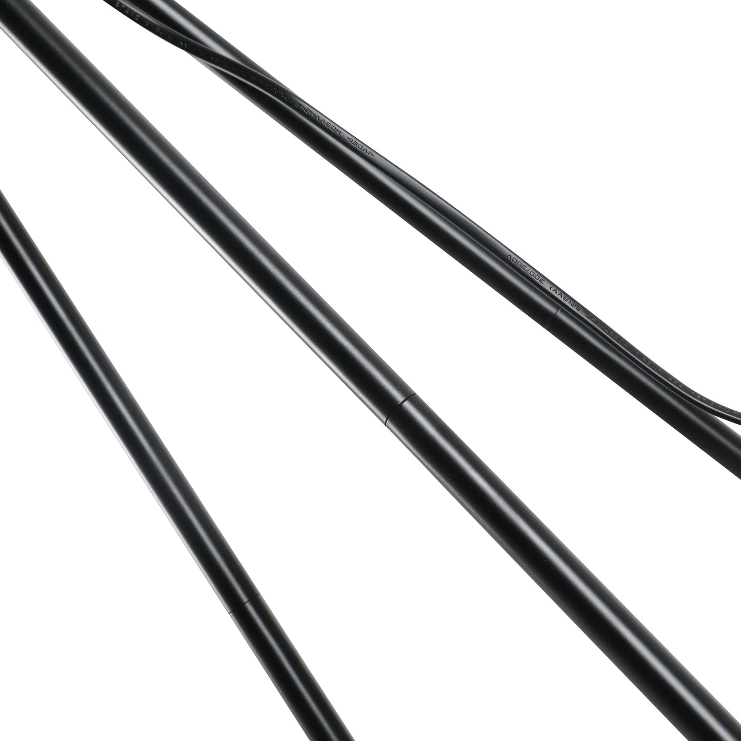 59.75-Inch Tripod Floor Lamp with Pull Chain, Steel Frame, Fabric Shade, E26 Socket, 118-Inch Cord, Black