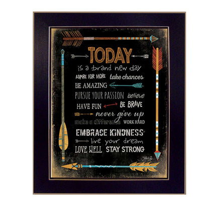 Printed Wall Art - 20 x 26 in Ready-to-Hang Framed Poster for Living Room or Office, MDF Multicolor
