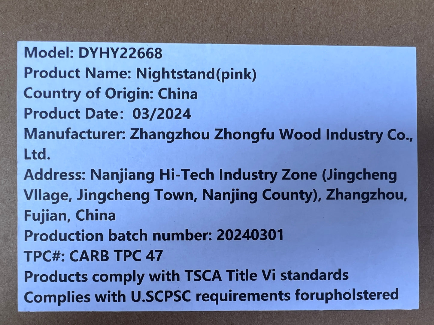 26.77''H Wooden Nightstand with One Drawer One Shelf for Kids, Adults, Pink