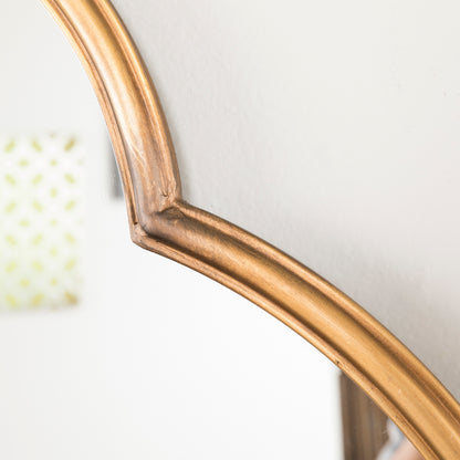 Willis Geometric Gold Wall Mirror by Holly & Martin