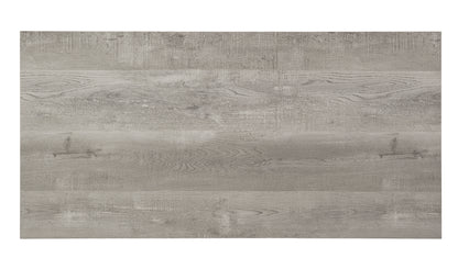 Modern Grey Oak Writing Desk with Storage Solutions