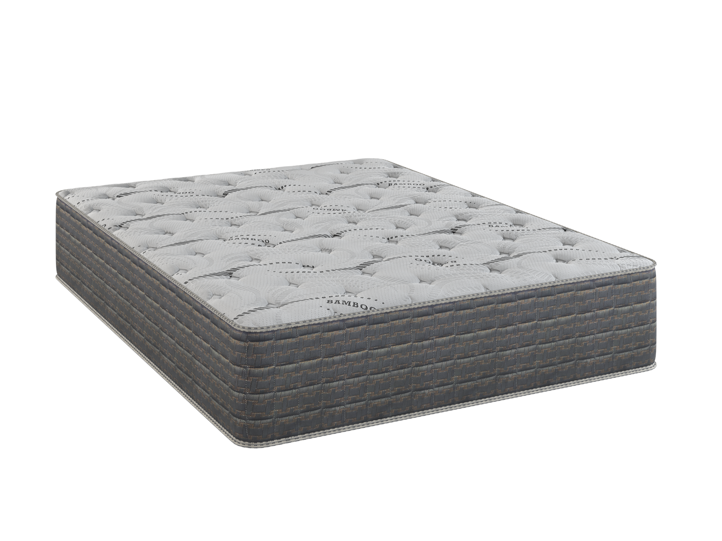 Twin Size 13.5" DreamFlex Plush Mattress with Two Sided Comfort and Bamboo Fabric