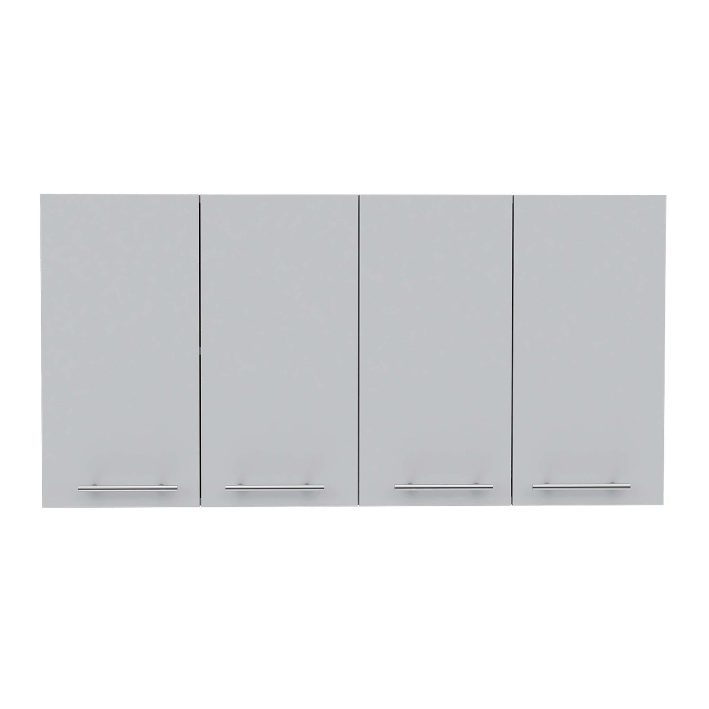 FM FURNITURE Sitka Modern Wall Cabinet with Four Doors and Spacious Storage