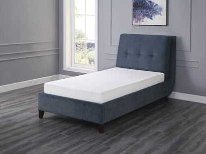 6-Inch Twin Gel-Infused Memory Foam Mattress - Firm Support, Breathable Tencel Fabric, Conveniently Packed in a Box