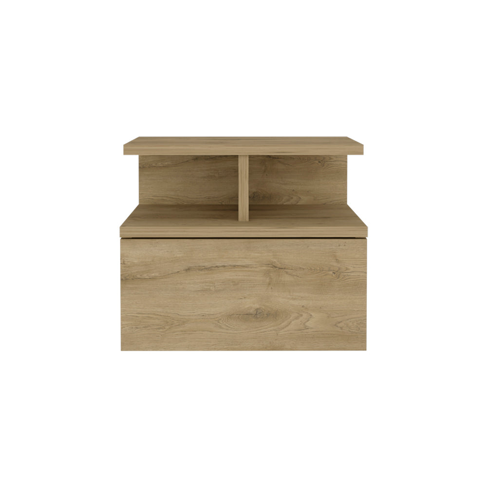 Floating Nightstand Flopini, One Drawer, Macadamia Finish