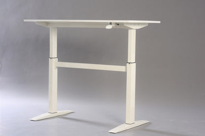 47" White Adjustable Standing Desk for Enhanced Productivity