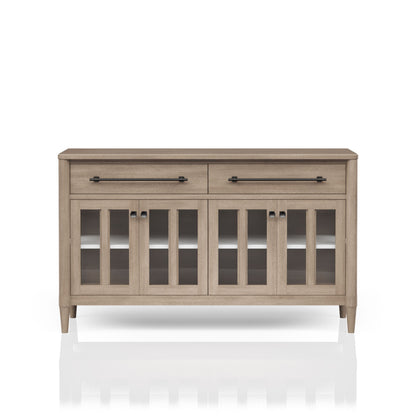 Power Raedy Buffet with Glass Cabinet Doors