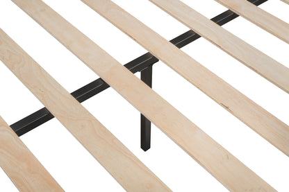 Space-Saving Triple Bunk Bed with Safety Guardrails and Versatile Design