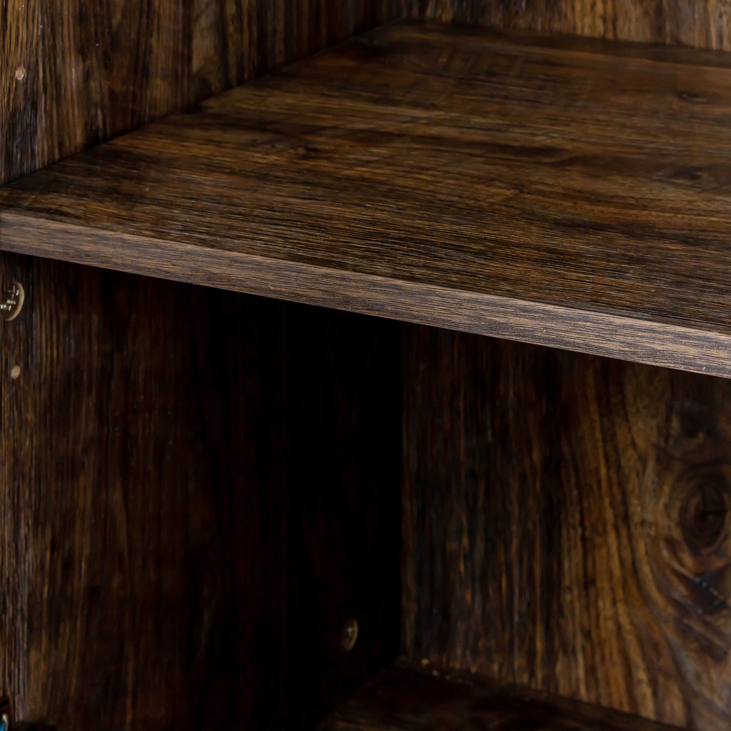 Cabinet with 4 Doors and 4 open shelgves,Freestanding Sideboard Storage Cabinet Entryway Floor Cabinet for Living Room Office Bedroom