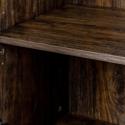 Cabinet with 4 Doors and 4 open shelgves,Freestanding Sideboard Storage Cabinet Entryway Floor Cabinet for Living Room Office Bedroom