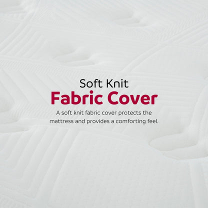 Luxury 9-Inch King Size Pocket Coil Mattress in a Box - White